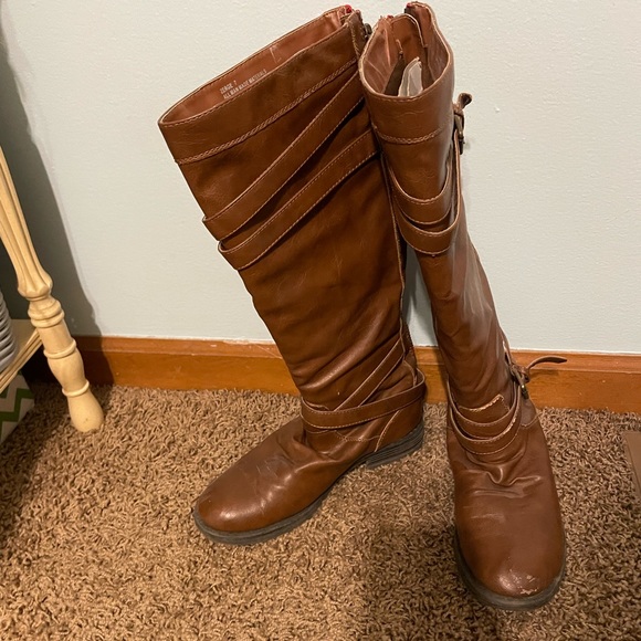Steve Madden brown riding boots 7.5 - Picture 2 of 3